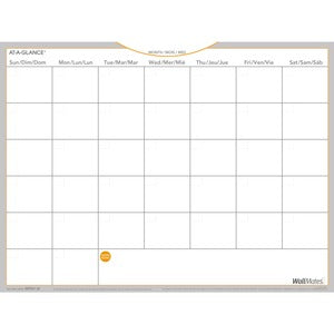 18"x24"  WallMates™ Self-Adhesive Dry Erase Monthly Planner