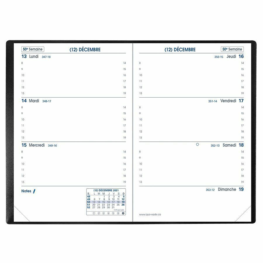 Quo Vadis Sapa X Weekly Diary - French