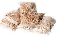 Natural Rubberbands 25Lbs