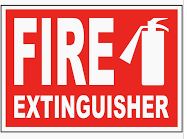 Fire Extinguisher Sign