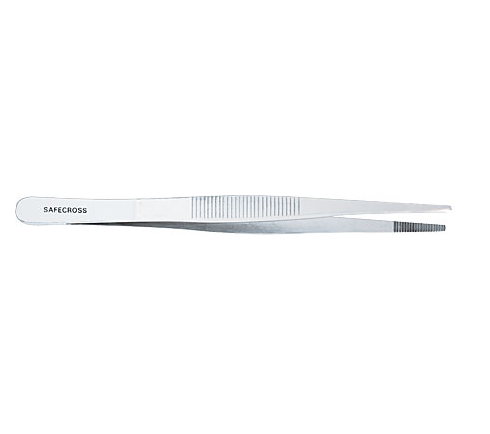 14cm Straight Thumb Dressing Forceps Each
