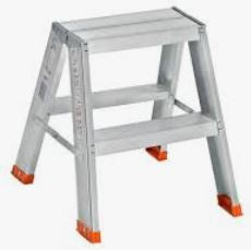 2 Step Aluminum Step Ladder Each