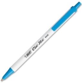 BIC Medium Clic Stic Retractable Pen 12/Pack