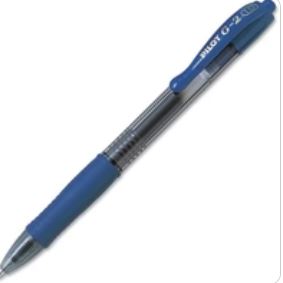 Pilot Fine G2 Retractable Rolling Ball Pen Each