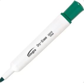 Integra Chisel Point Dry Erase Markers