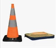 18" Collapsible Traffic Cone Each