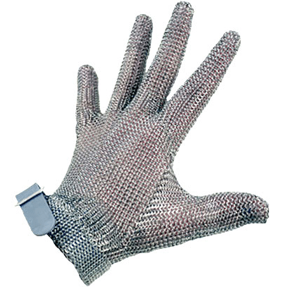Stainless Steel Mesh 5 Finger Glove Each