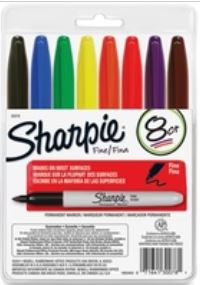 Sharpie Assorted Fine Pen-Style Permanent Marker