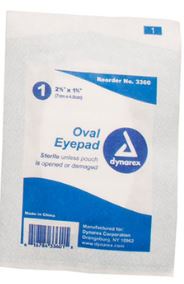 2"x3" Cotton Eye Pads 50/Box