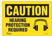 HEARING PROTECTION REQUIRED