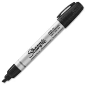 Sharpie Black Industrial Permanent Marker Each