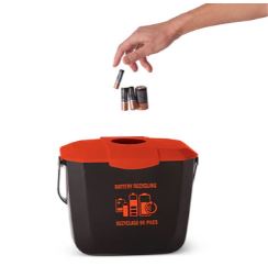 2Gal/7.57L Battery Collection Bin Each
