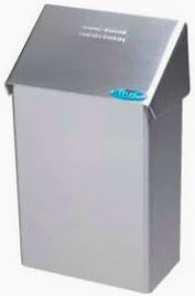Sanitary Disposal Bin Stainless Steel Each
