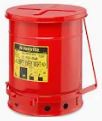 Red Oily Waste Cans