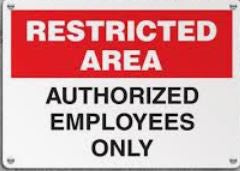 AUTHORIZED EMPLOYEES ONLY
