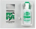 Steel Eye Wash Station w/1-32oz Solution Each