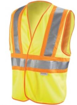Construction Reflective Yellow Safety Vest Each