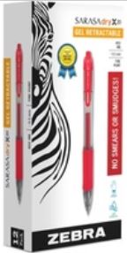 Zebra Sarasa Retractable Pen Each