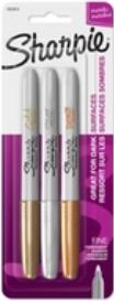 Sharpie Metallic Fine Point Permanent Markers Each
