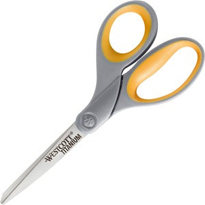 8" High Performance Titanium Bonded Scissors-Gray/Yellow