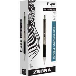 Black Fine Point 0.7mm F402 Retractable Ballpoint Pen