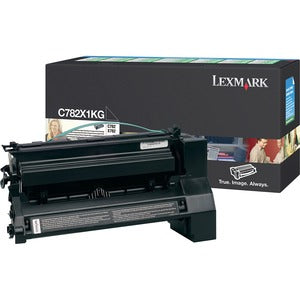 Lexmark C782X1KG Black Extra High Yield Toner Cartridge