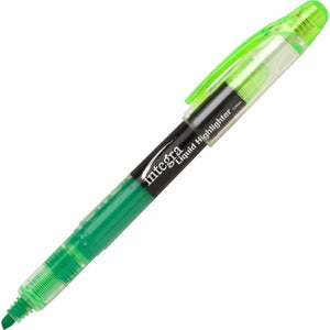 Integra Green Chisel Highlighters 12/Pack
