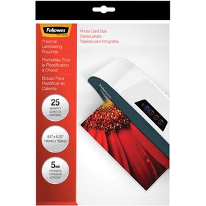 4.5"x6.25"x5Mil Laminator Photo Pouches 25Pack