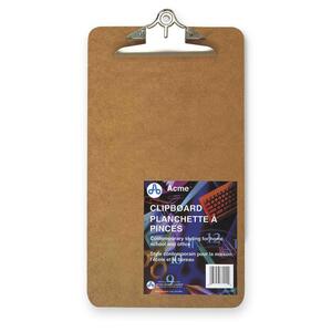 8.5"x14" Deluxe Masonite Clipboard With Hinges