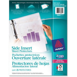 8-1/2"x11" Side Insert Sheet Protector 25Pack