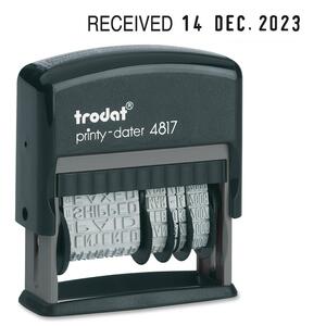 Dial-A-Phrase Date Stamp