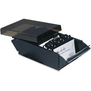 Black 400 Business Card Files