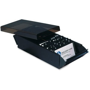 Black 600 Business Card Files