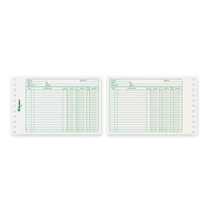 8-1/2"x5-1/2" Bilingual Ledger Sheet
