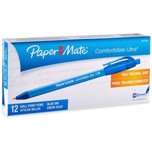 Blue Medium Point Comfortmate Retractable Ballpoint Pen