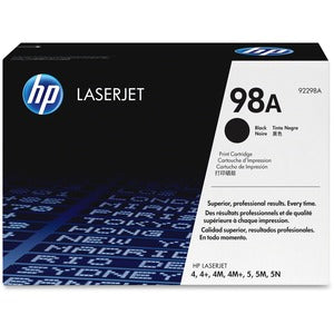 98A (92298A) Black Original LaserJet Toner Cartridge