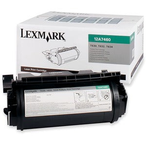 Lexmark 12A7460 Black Toner Cartridge