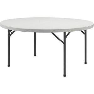Gray Round Banquet Folding Table