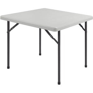 36"x36" Gray Banquet Steel Folding Table