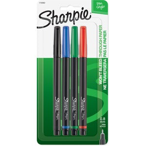 Sharpie Assorted Fine Point Pen 4/Pack