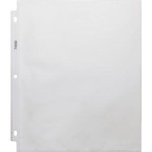 8-1/2"x11" Top-Loading Poly Sheet Protectors Ring Binder 100Pack