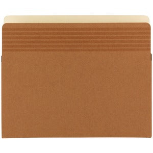 Red Letter 5.25" Expansion Easy Grip Straight-cut Tab File Pockets