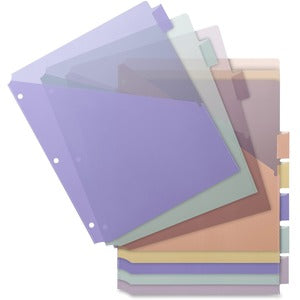 8 Multicolour Pocket Index Dividers