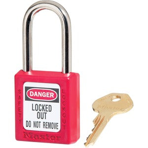 Danger Red Safety Padlock