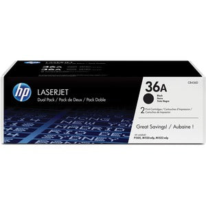 HP 36A CB436D Black Toner Cartridge 2Pack