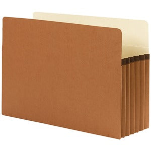 Red Legal 5.25" Expansion File Pocket Each