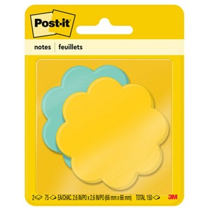 3"x3" Assorted Super Sticky Die Cut Notes