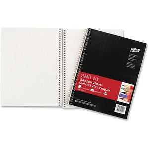 8.50"x11" Plain Wirebound Sketch Book 100Sheet