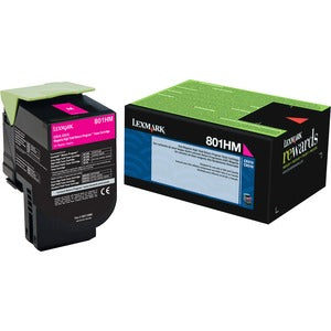 Lexmark 80C10 Magenta High Yield Toner Cartridges