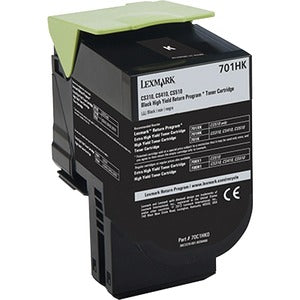 Lexmark 701HK Black Toner Cartridge